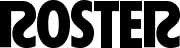 Roster black logo