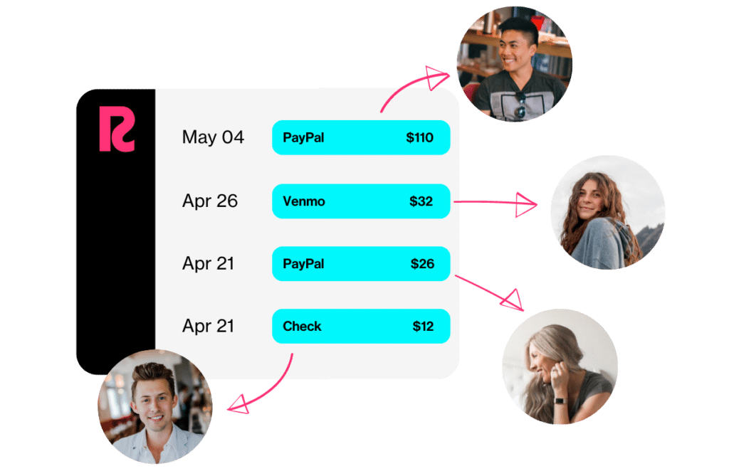 Centralize payments for affiliates, influencers and ambassadors. Streamline compensating your biggest supporters while clearly showing your ambassadors their rewards and commissions. feature image