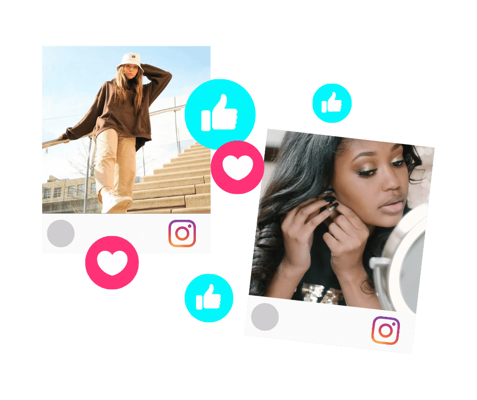 feature image: real-time social feed into the platform that pulls in social activity and user-generated content, delivering a steady stream of fresh marketing material.