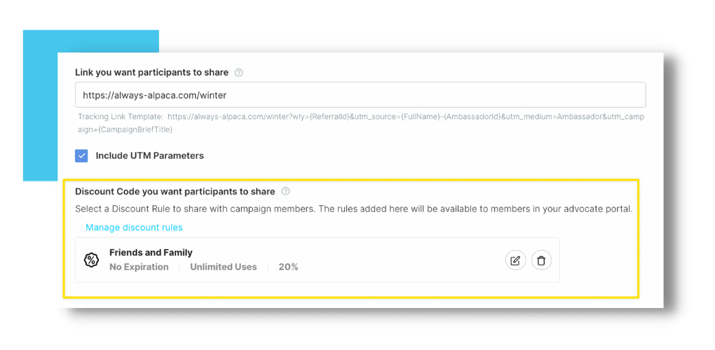 Roster's product updates: discount codes