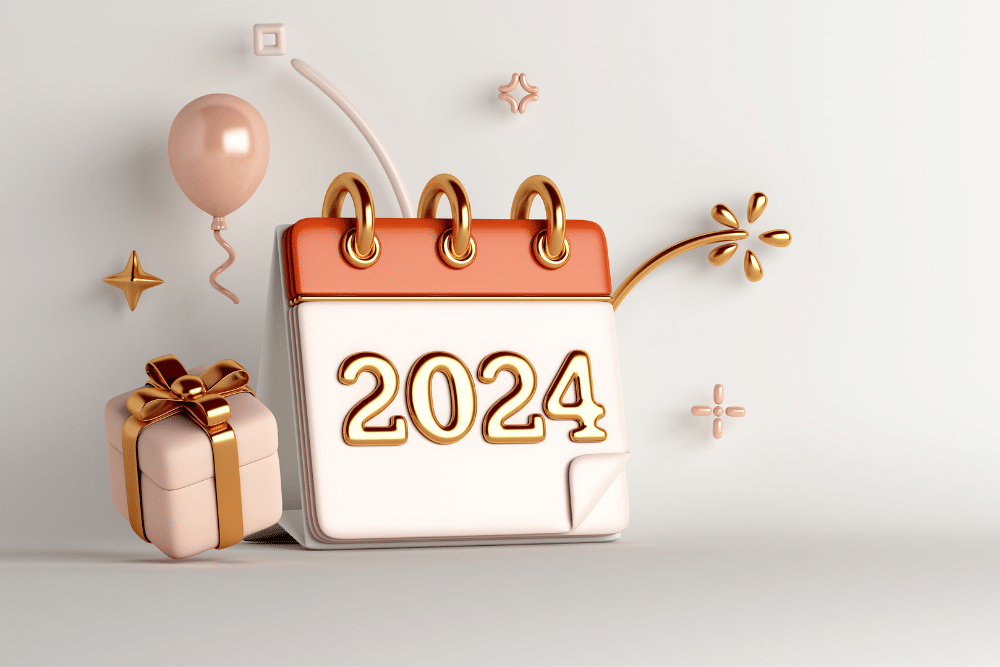 feature image for article: New Years Social Media Posts To Ring In 2024