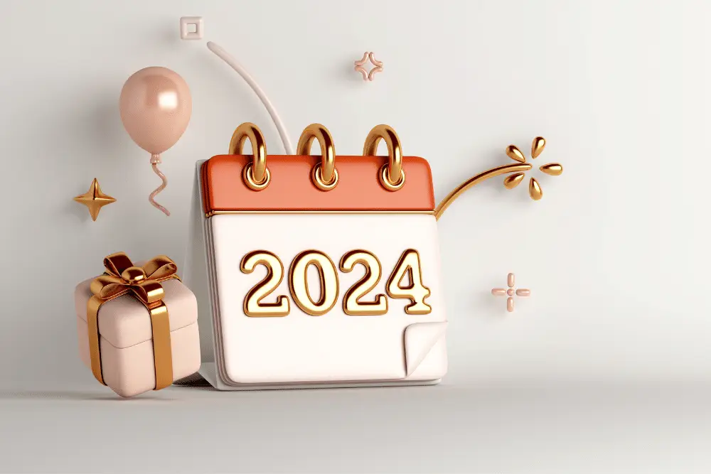 feature image for article: New Years Social Media Posts To Ring In 2024