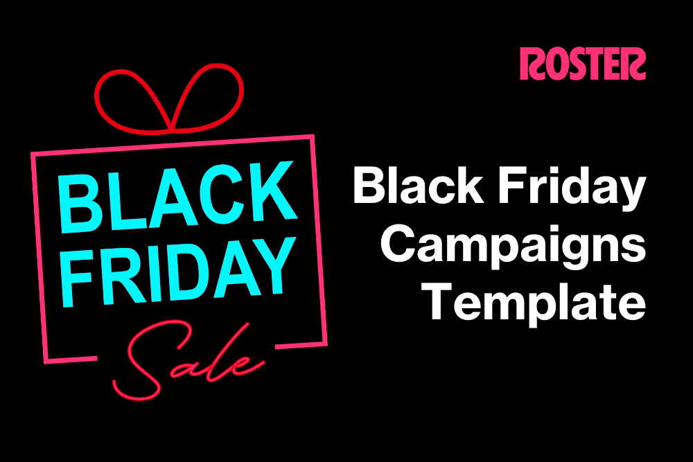 Black Friday is one of the year's biggest shopping days and the perfect opportunity for companies to team up with influencers and ambassadors to drive sales image on the Brand Ambassador and Influencer Social Media Campaign Templates webpage