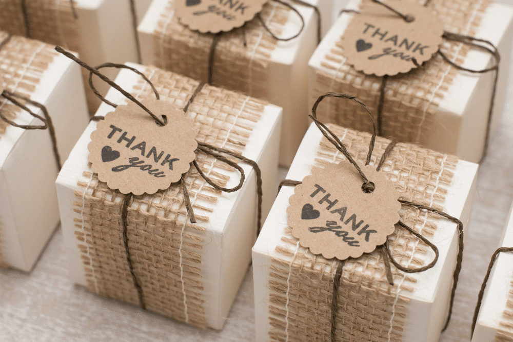 create a special gift or party favor for guests at a Friendsgiving celebration and include an item from your brand as part of that gift. This is a great way to increase brand awareness and promote your products or services to a targeted audience of friends and family.