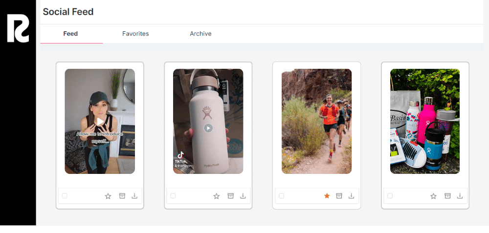 Brands running their ambassador programs on the Roster Platform have a real-time view of all the user-generated content being created and shared.