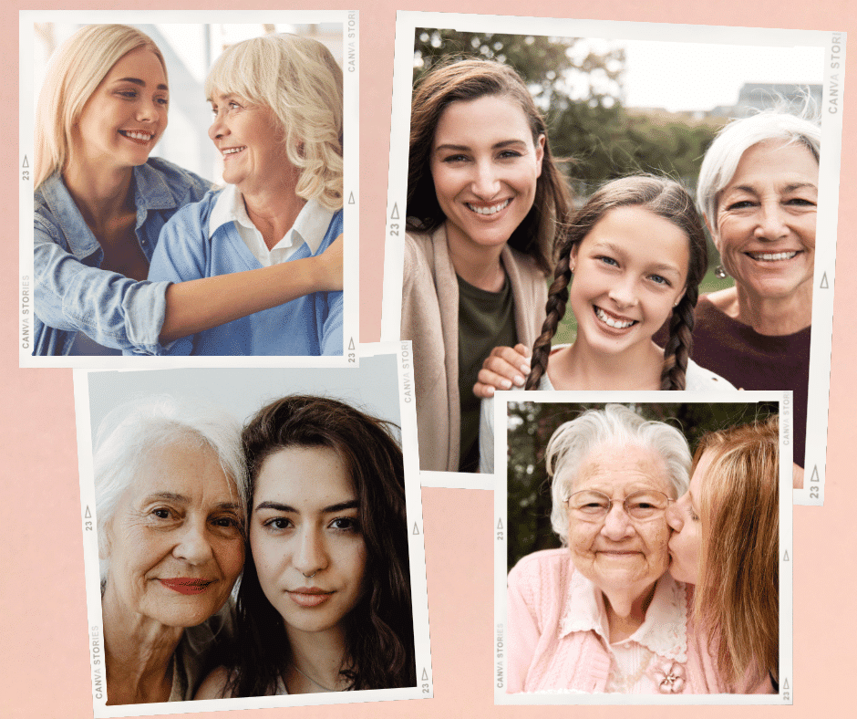collage of mothers and creators for The Best Mother's Day Campaigns