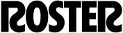 Roster logo black