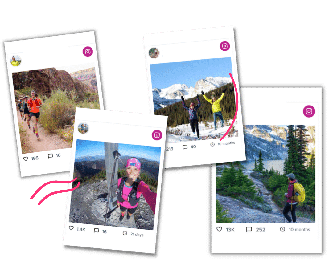 Salomon women's athlete UGC campaign